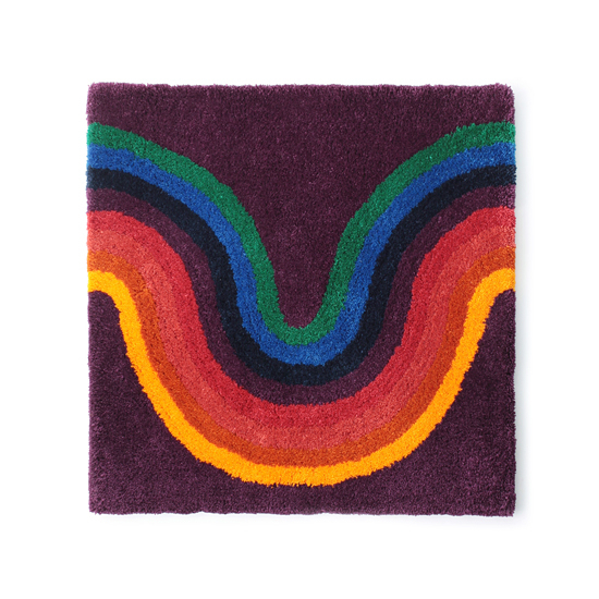 Verner Panton コラボレート ラグマット Curve